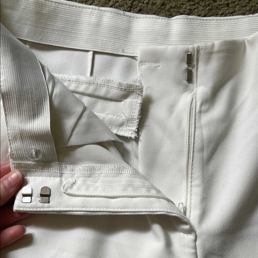 Classic White Pixie Cut Pants - image 3